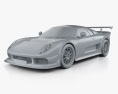 Noble M12 2004 3D 모델  clay render