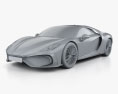 Noble M500 2022 3D-Modell clay render