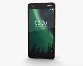 Nokia 2 Copper Black 3D 모델 