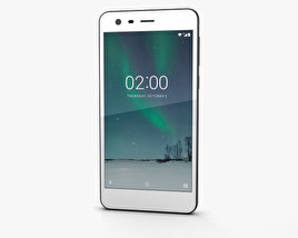 Nokia 2 Pewter White 3D model