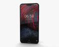 Nokia 6.1 Plus Blue 3d model