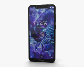 Nokia 5.1 Plus Night Black 3D-Modell