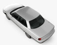 Oldsmobile 98 1996 3D-Modell Draufsicht