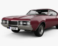 Oldsmobile Cutlass 442 (3817) Holiday coupe 1966 3d model