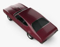 Oldsmobile Cutlass 442 (3817) Holiday купе 1966 3D модель top view