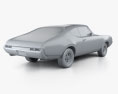 Oldsmobile Cutlass 442 (3817) Holiday クーペ 1966 3Dモデル