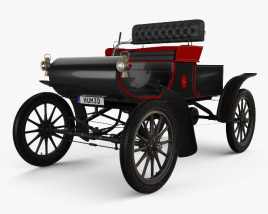Oldsmobile Model R Curved Dash Runabout 1901 3D model
