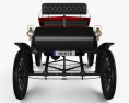 Oldsmobile Model R Curved Dash Runabout 1901 Modello 3D vista frontale