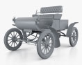Oldsmobile Model R Curved Dash Runabout 1901 Modèle 3d clay render