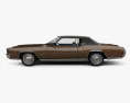 Oldsmobile Toronado (Y57) 1972 3D模型 侧视图