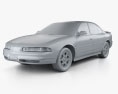 Oldsmobile Intrigue 2001 3d model clay render