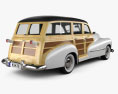 Oldsmobile Special 66/68 Station Wagon 1947 3d model back view