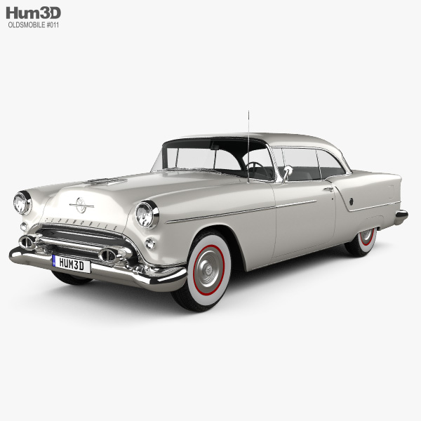 Oldsmobile 88 Super Holiday coupe 1954 3D model