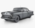 Oldsmobile 88 Super Holiday coupe 1954 3d model wire render