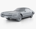 Oldsmobile Toronado 2022 3D模型 clay render