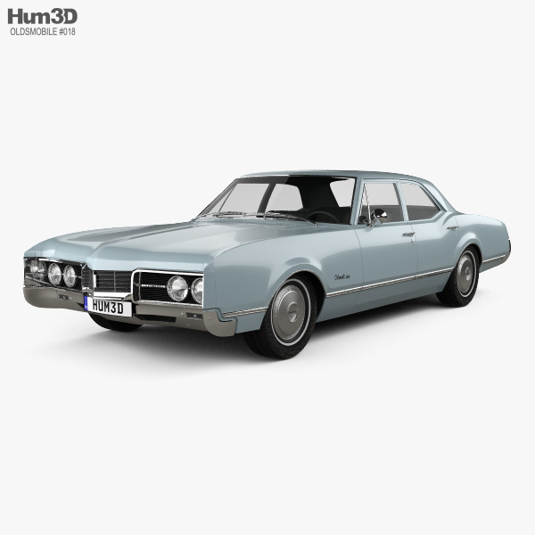 Oldsmobile 88 Delmont sedan 1967 3D model