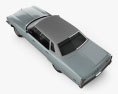 Oldsmobile 98 Regency 1976 3D-Modell Draufsicht