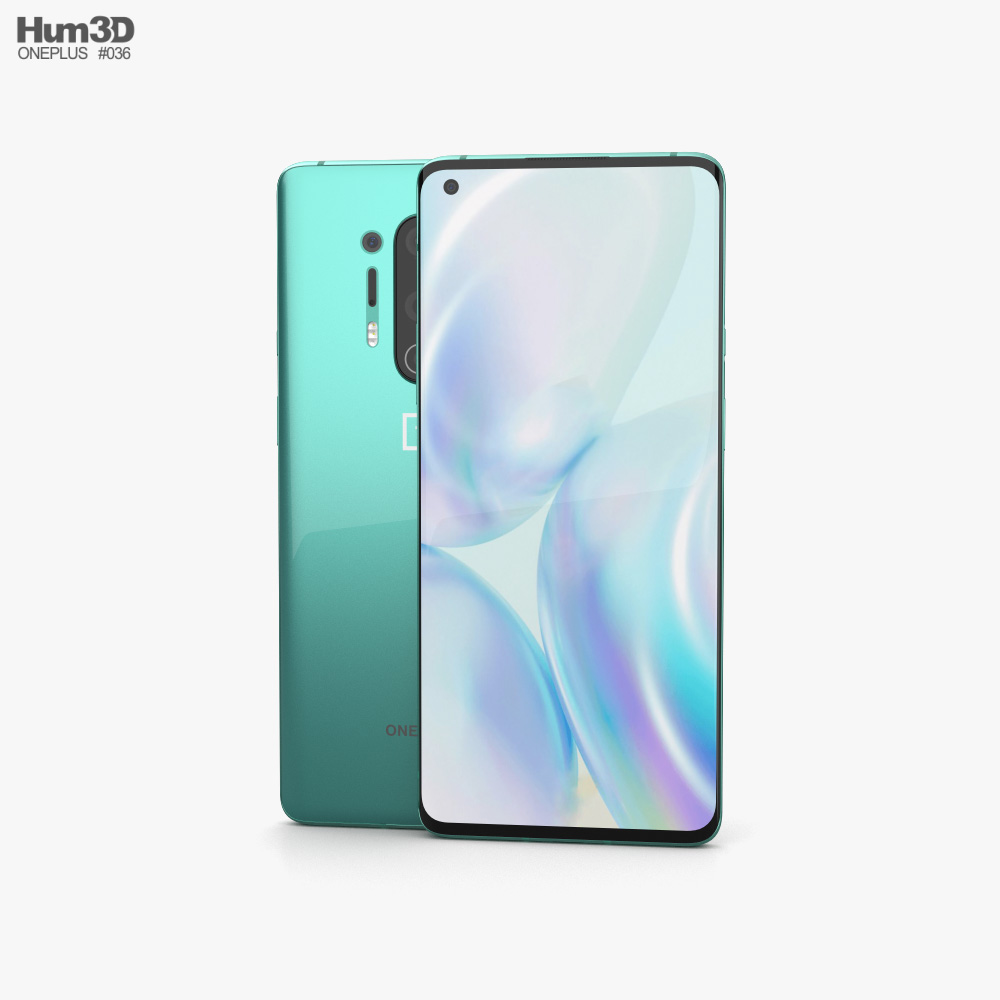 OnePlus 8 Pro Glacial Green 3D model