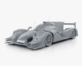 Onroak Automotive Ligier JS P2 2015 Modèle 3d clay render