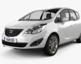 Opel Meriva B 2012 3D 모델 
