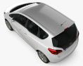 Opel Meriva B 2012 3d model top view