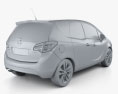 Opel Meriva B 2012 3D 모델 