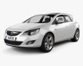 Opel Astra J 2011 3D-Modell