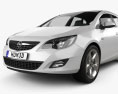 Opel Astra J 2011 Modello 3D