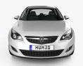 Opel Astra J 2011 Modello 3D vista frontale
