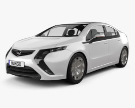 3D model of Opel Ampera 2014