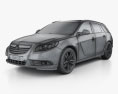 Opel Insignia Sports Tourer 2012 3d model wire render