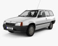 Opel Kadett E Caravan 3 portas 1991 Modelo 3d