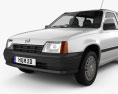 Opel Kadett E Caravan 3ドア 1991 3Dモデル