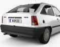Opel Kadett E Хетчбек трьохдверний 1991 3D модель