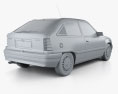 Opel Kadett E Хетчбек трьохдверний 1991 3D модель
