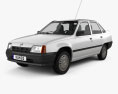 Opel Kadett E Sedán 1984-1991 Modelo 3D