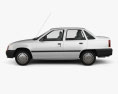 Opel Kadett E sedan 1984-1991 3D-Modell Seitenansicht