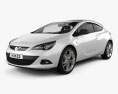 Opel Astra GTC 2014 3d model