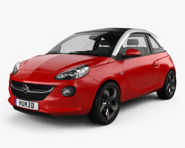Opel Adam 2016 3Dモデル