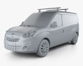 Opel Combo D Panel Van L2H1 2014 3d model clay render