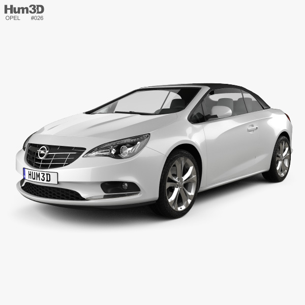 Opel Cascada (Cabrio) 2016 3D model