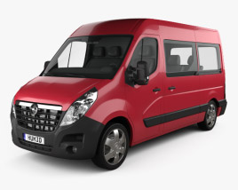 Opel Movano Passenger Van 2014 3D model