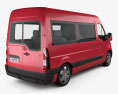 Opel Movano Passenger Van 2014 3d model back view