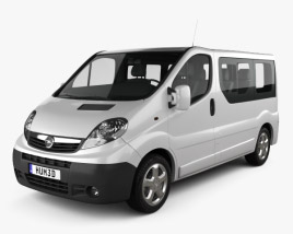 Opel Vivaro Passenger Van 2014 3D model