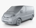 Opel Vivaro Passenger Van 2013 3d model clay render