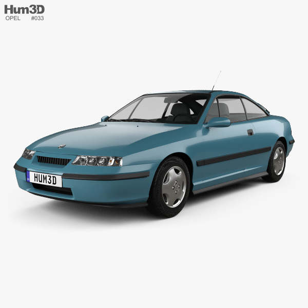 Opel Calibra 1997 3D model