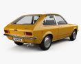 Opel Kadett City 1975 3D-Modell Rückansicht