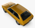 Opel Kadett City 1975 3D-Modell Draufsicht