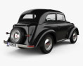 Opel Olympia (OL38) 1938 3D 모델  back view