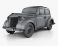 Opel Olympia (OL38) 1938 3d model wire render